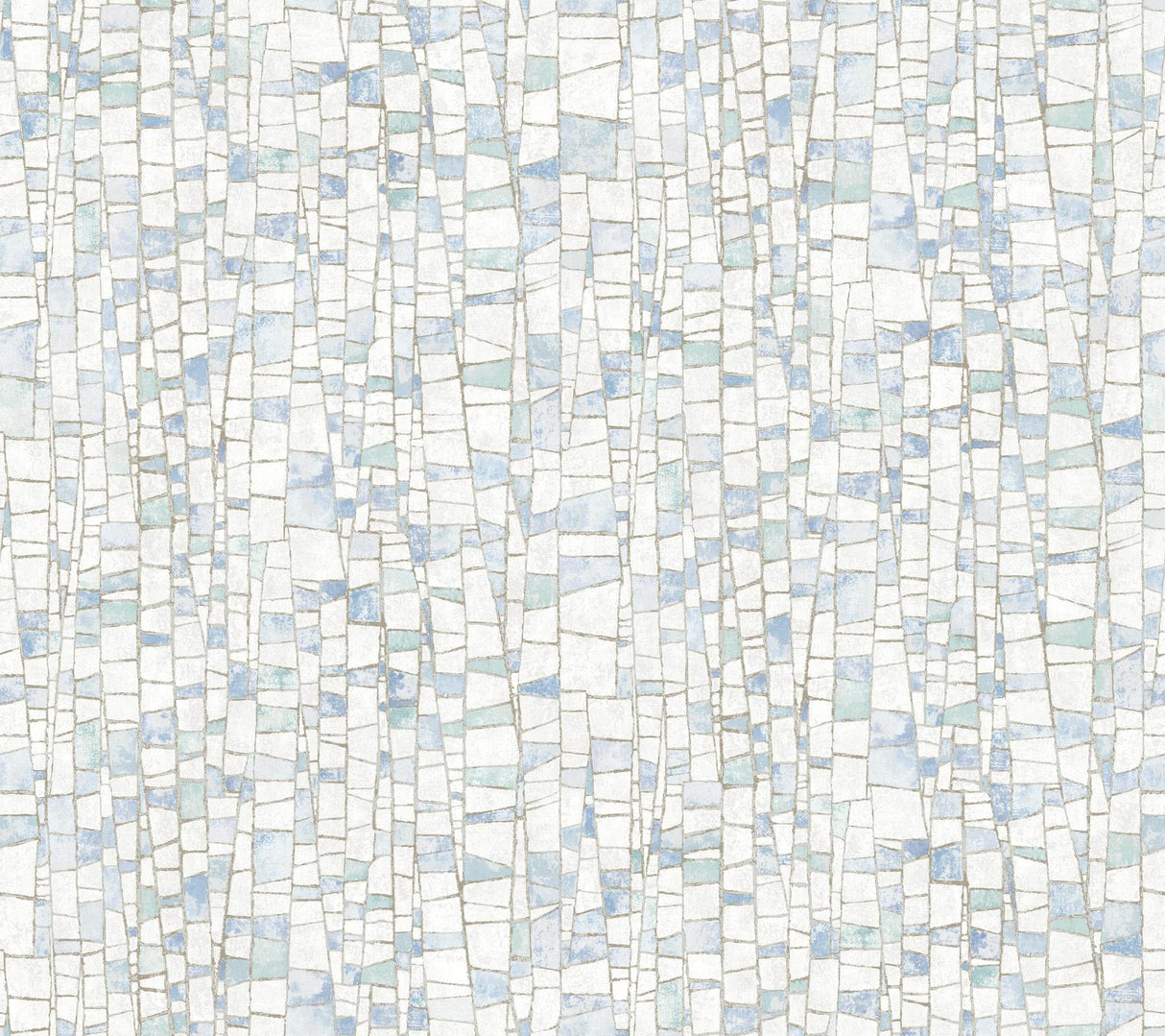 York Kaleidoscopic Blue Wallpaper
