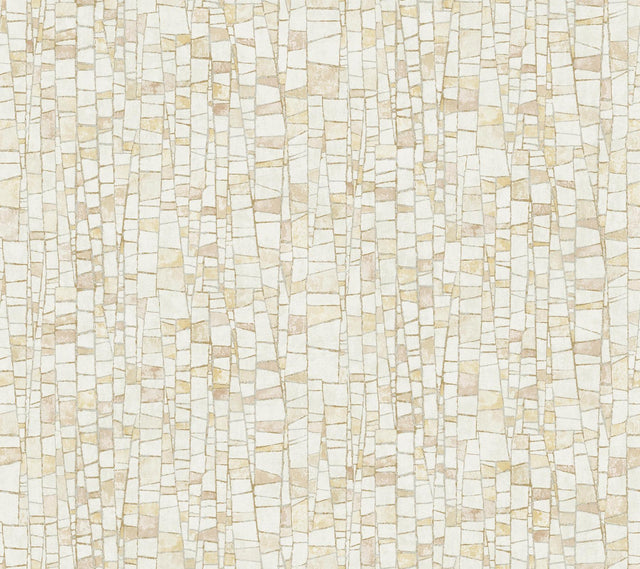 York Kaleidoscopic Yellow Wallpaper
