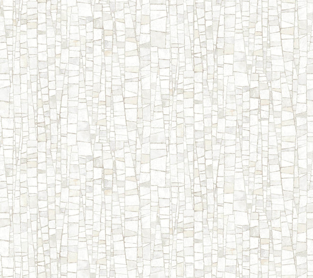 York Kaleidoscopic White Wallpaper