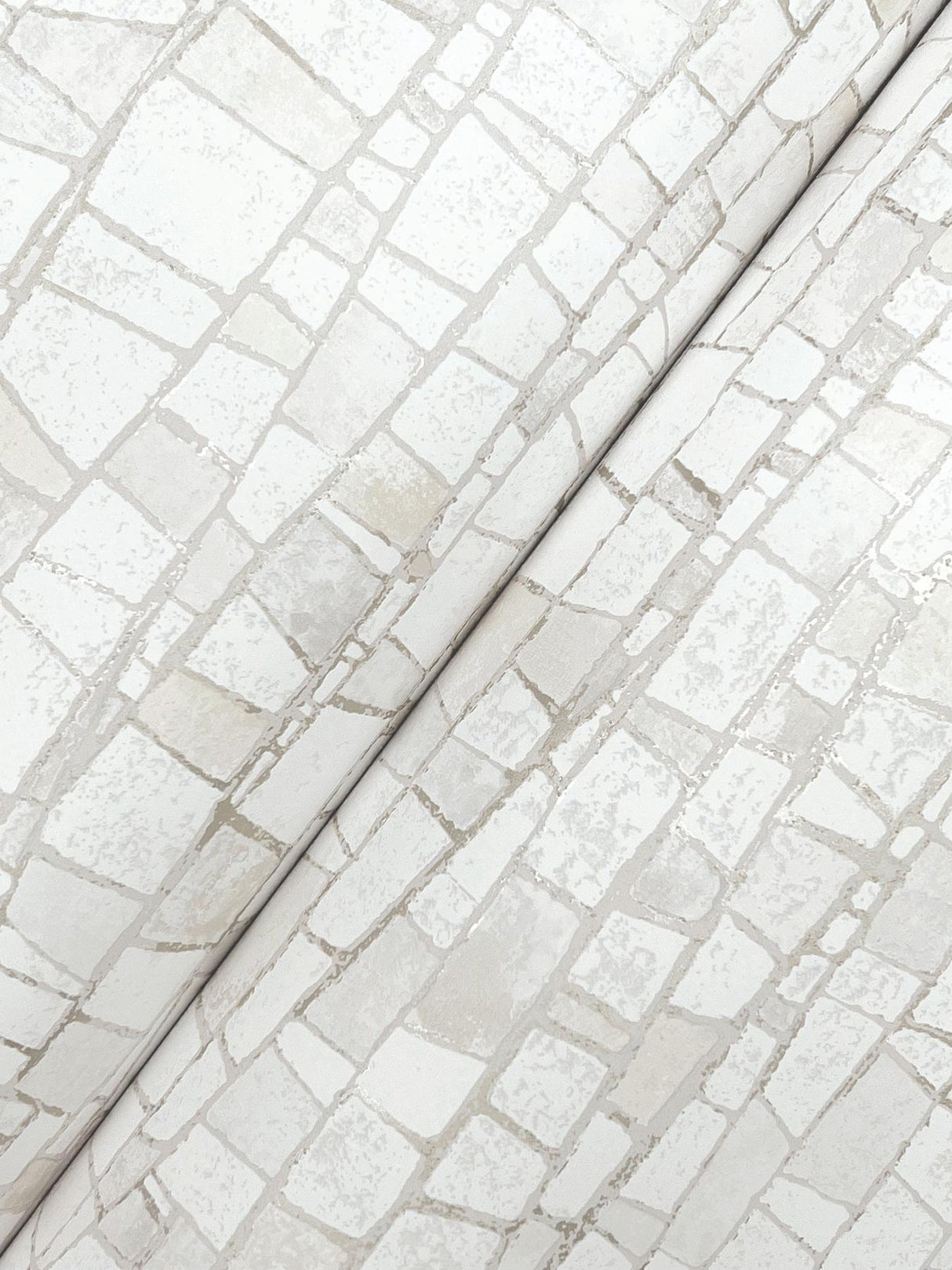 York Kaleidoscopic White Wallpaper