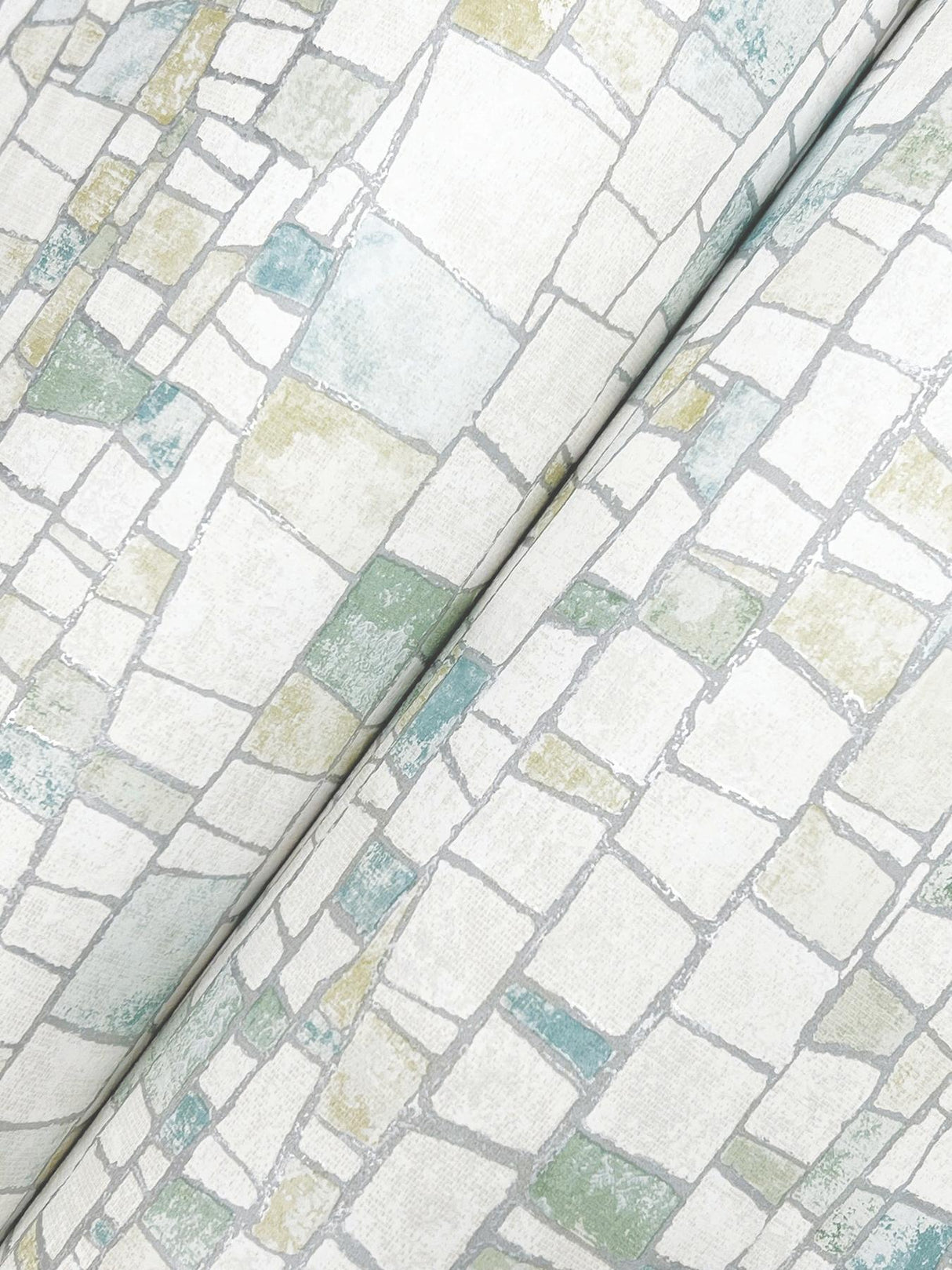 York Kaleidoscopic Green Wallpaper