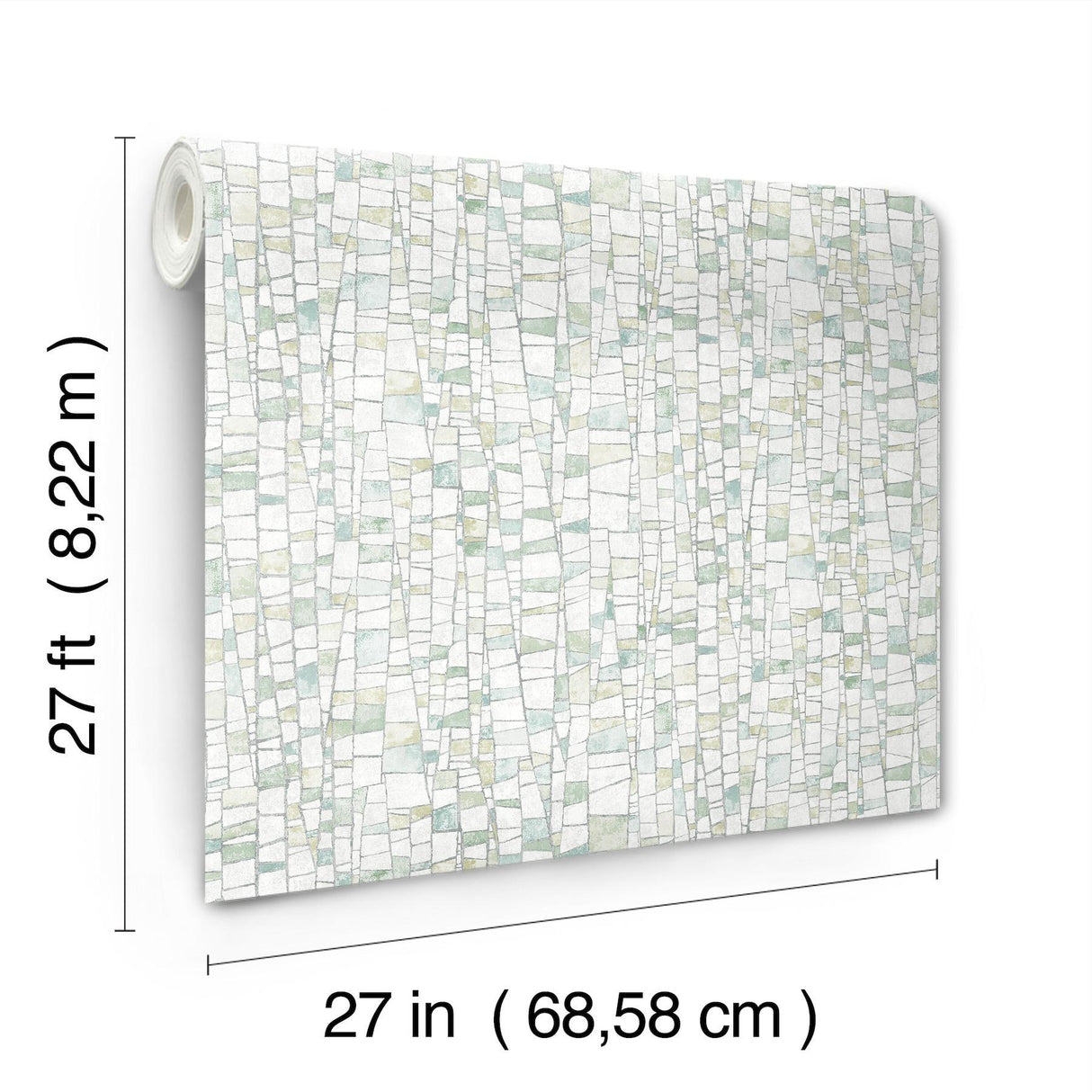 York Kaleidoscopic Green Wallpaper