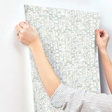 York Kaleidoscopic Green Wallpaper
