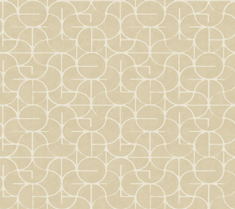 York Looking Glass Yellow Wallpaper