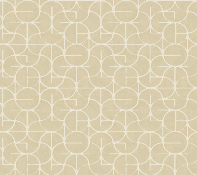 York Looking Glass Yellow Wallpaper