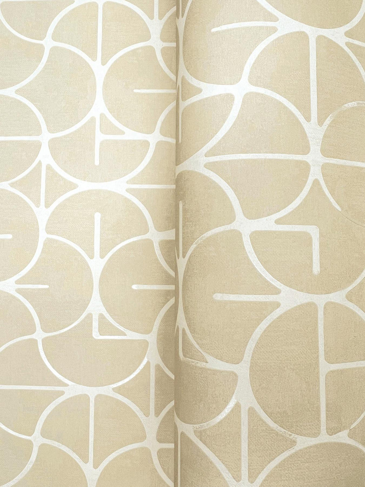 York Looking Glass Yellow Wallpaper