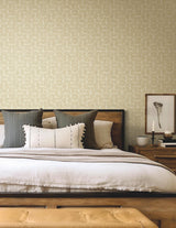 York Looking Glass Yellow Wallpaper