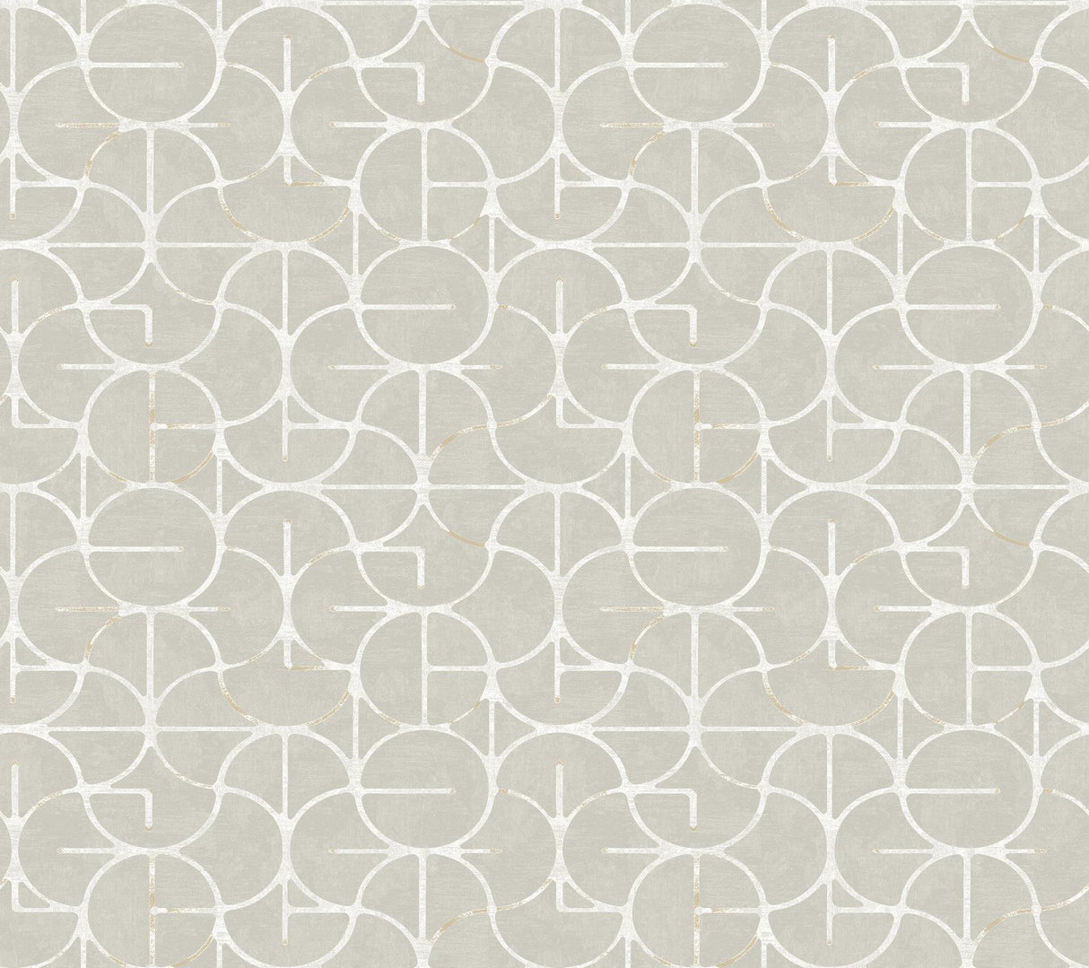 York Looking Glass Grey Wallpaper