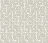 York Looking Glass Grey Wallpaper