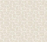 York Looking Glass Beige Wallpaper