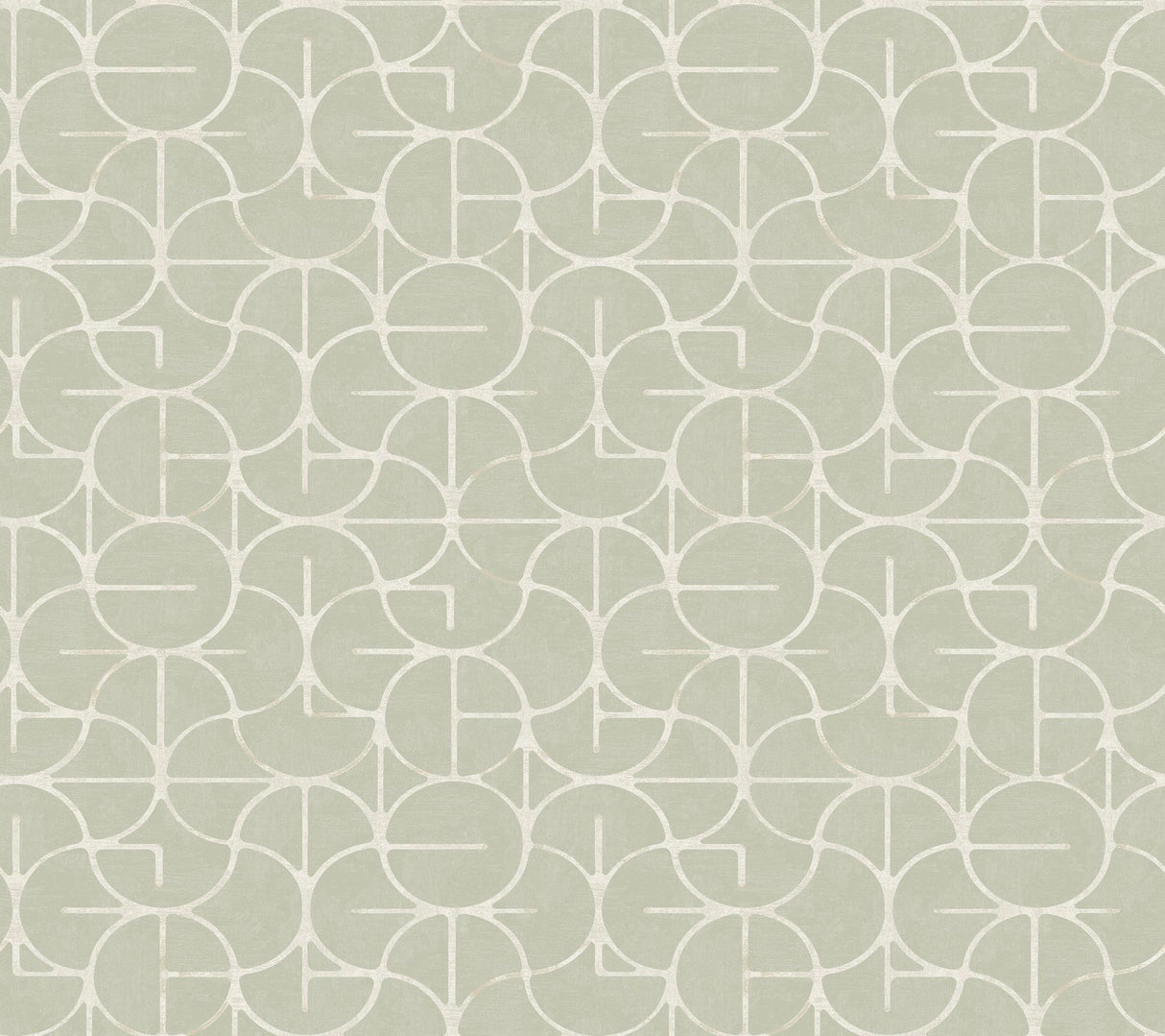 York Looking Glass Green Wallpaper