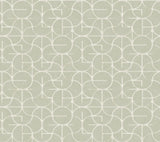 York Looking Glass Green Wallpaper