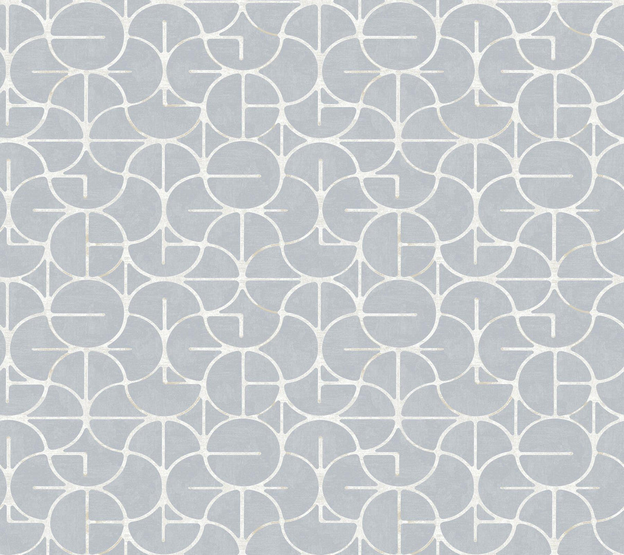 York Looking Glass Blue Wallpaper