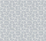 York Looking Glass Blue Wallpaper