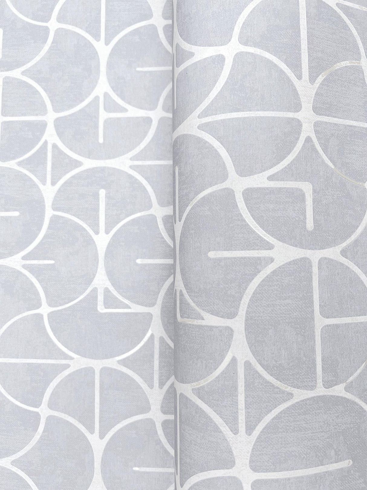 York Looking Glass Blue Wallpaper