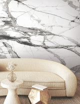 York Imperial Marble Wall Black Mural