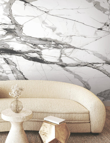 York Imperial Marble Wall Black Mural