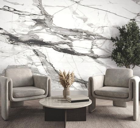 York Imperial Marble Wall Black Mural
