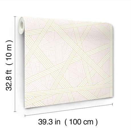 Missoni Nastri Pink Wallpaper