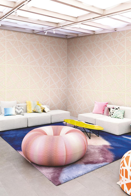 Missoni Nastri Pink Wallpaper