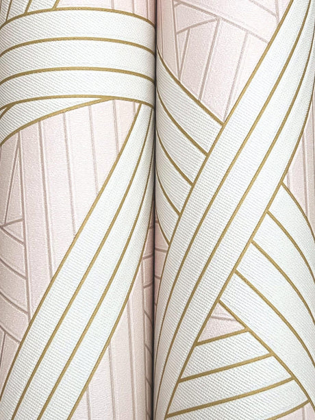 Missoni Nastri Pink Wallpaper