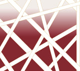 Missoni Nastri Shade Wall Red Mural