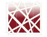 Missoni Nastri Shade Wall Red Mural