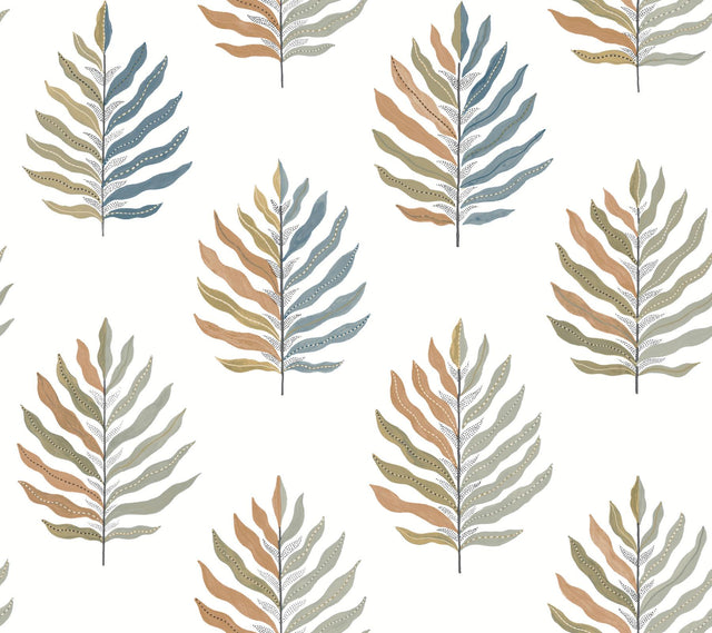 York Miramar Blue Wallpaper