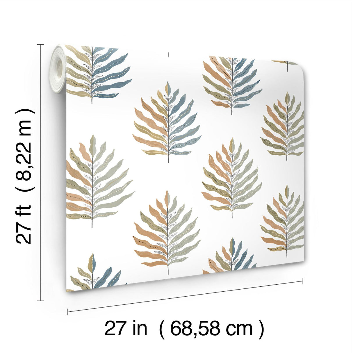 York Miramar Blue Wallpaper