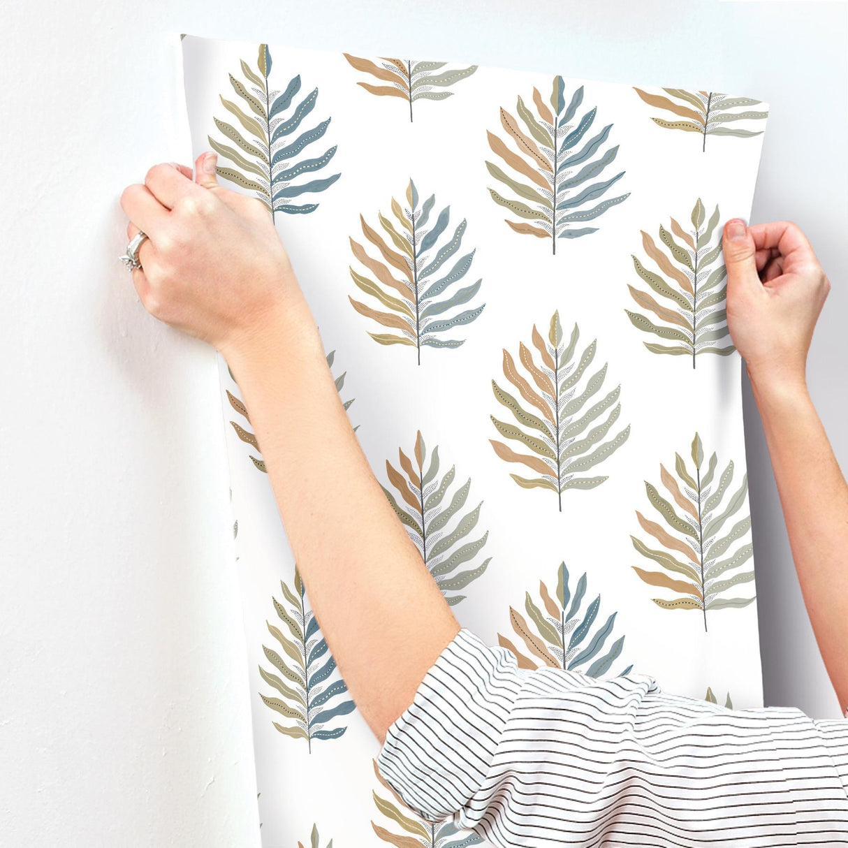 York Miramar Blue Wallpaper