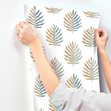 York Miramar Blue Wallpaper