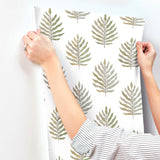 York Miramar Green Wallpaper