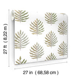 York Miramar Green Wallpaper