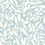 York Olive Mill Blue Wallpaper