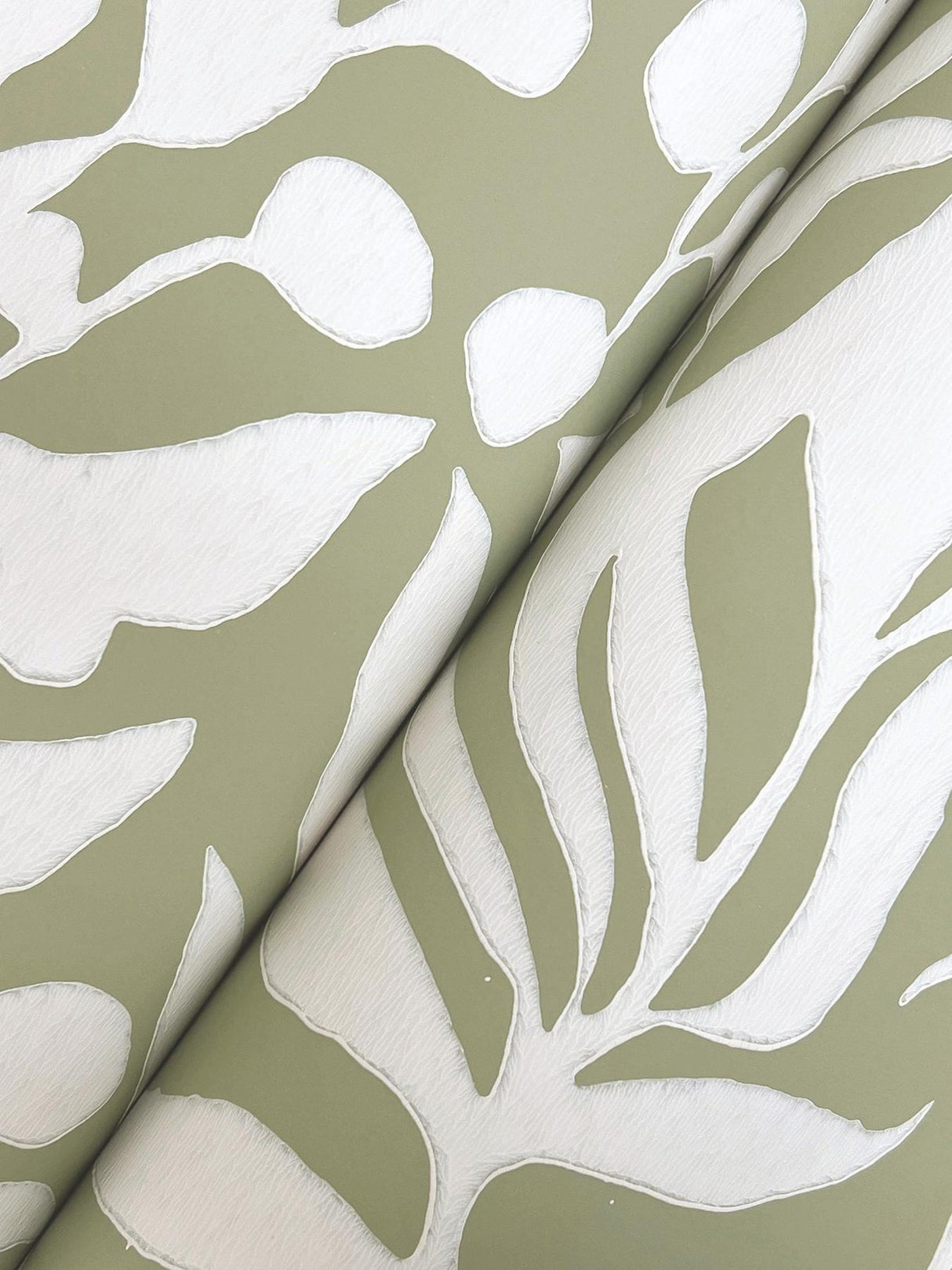 York Olive Mill Green Wallpaper