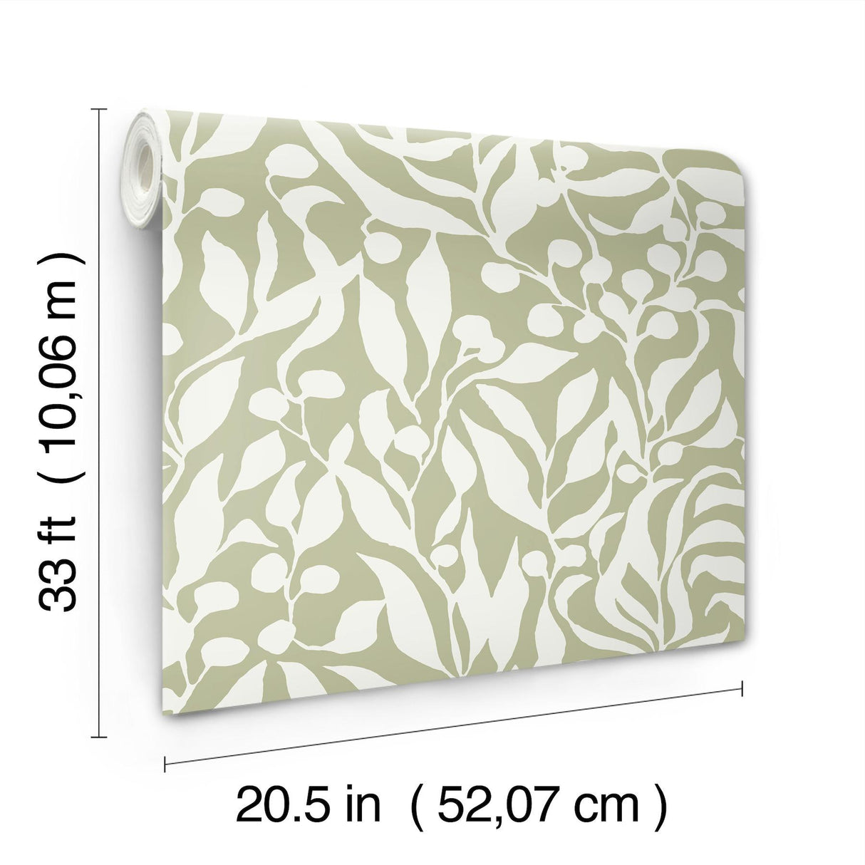 York Olive Mill Green Wallpaper