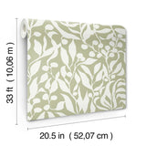 York Olive Mill Green Wallpaper