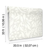 York Olive Mill Grey Wallpaper