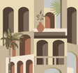 York Monte Vista Brown Wallpaper