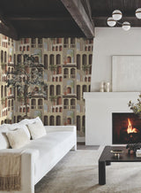 York Monte Vista Brown Wallpaper