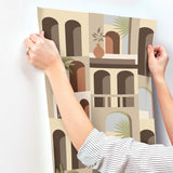 York Monte Vista Brown Wallpaper