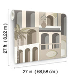 York Monte Vista Beige Wallpaper