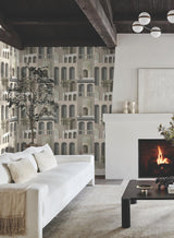 York Monte Vista Beige Wallpaper