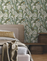 York Cabana Club Green Wallpaper