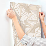 York Cabana Club Beige Wallpaper