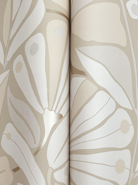 York Cabana Club Beige Wallpaper