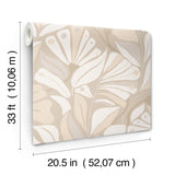 York Cabana Club Beige Wallpaper