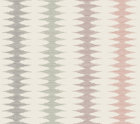 York Woven Desert Red Wallpaper