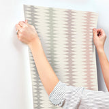 York Woven Desert Red Wallpaper