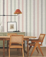 York Woven Desert Red Wallpaper